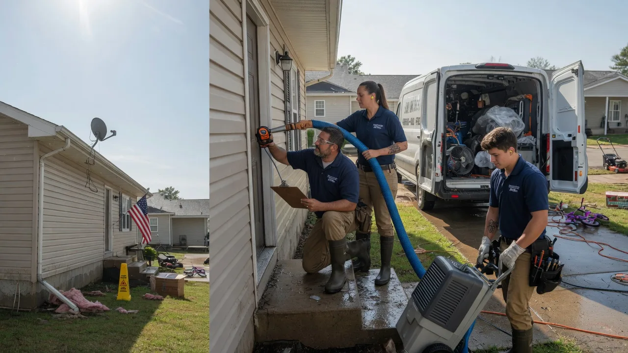 Ceiling Water Damage Restoration in Tingley, IA near me